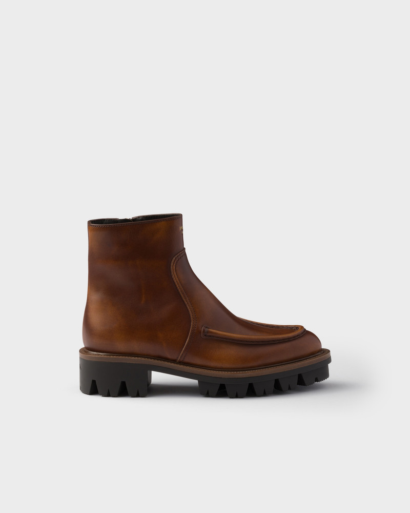 Prada Leather booties outlook