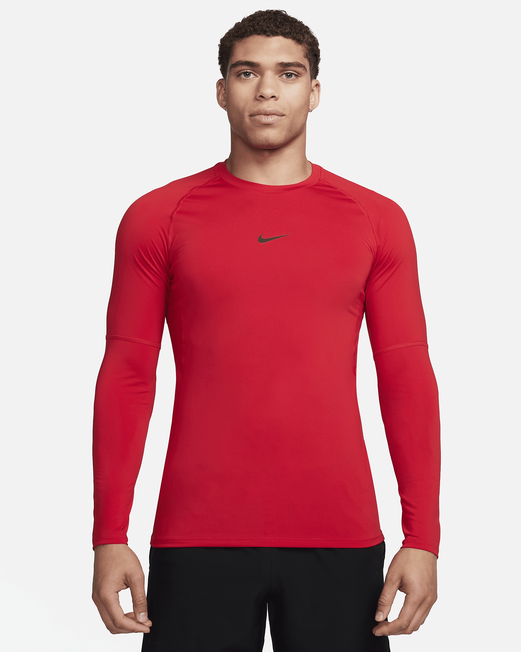 Nike Pro Men's Dri-FIT Slim Long-Sleeve Fitness Top - 1