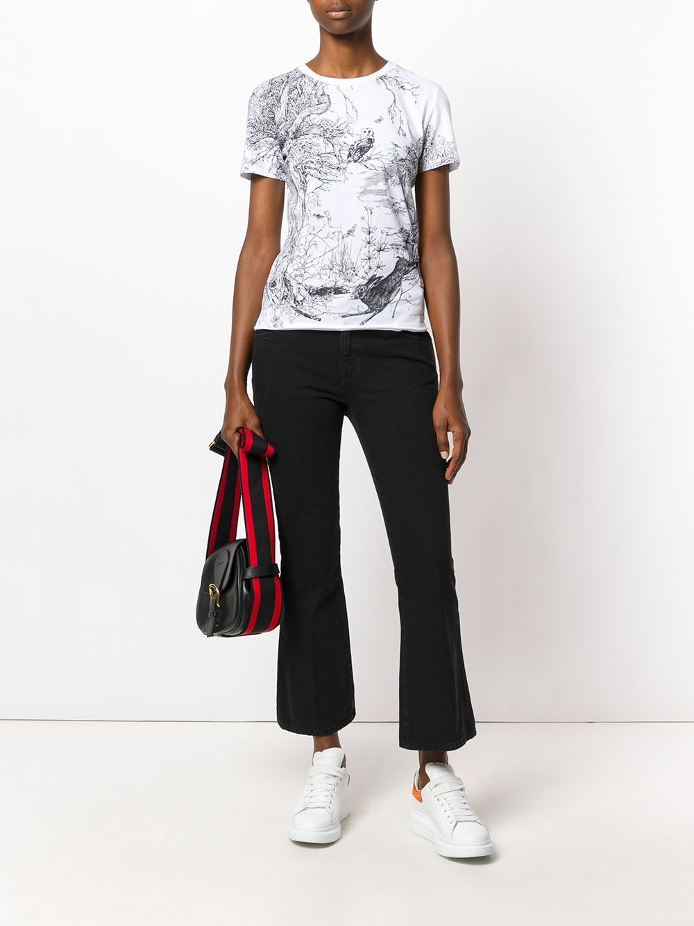 woodland print T-shirt - 2