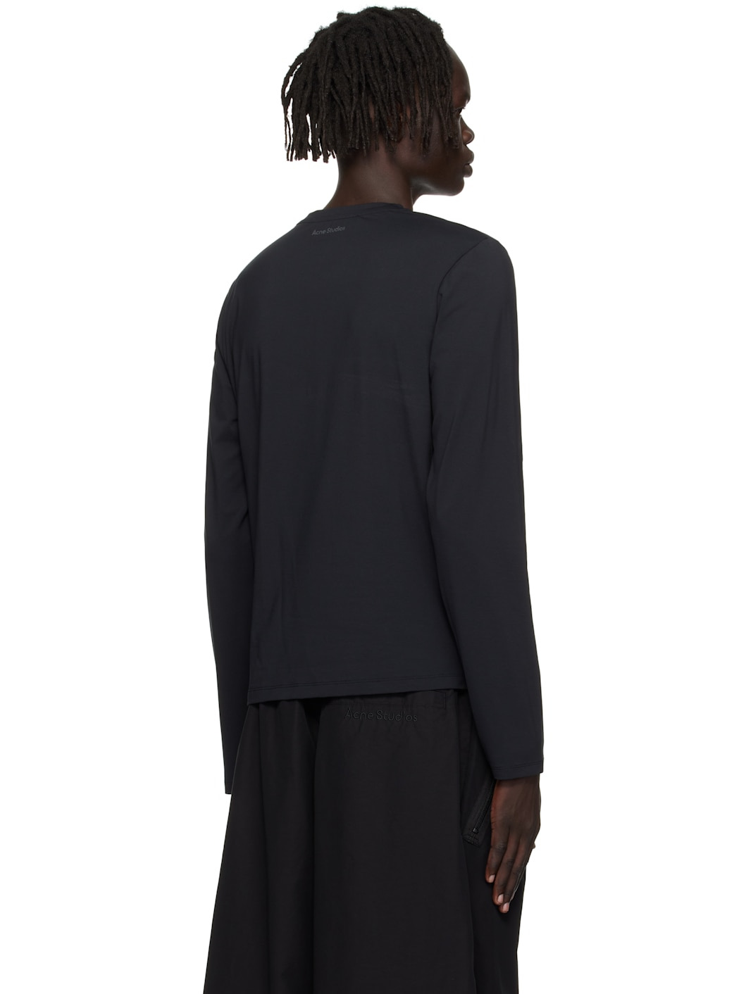 Black Long Sleeve Regular Fit T-shirt - 3