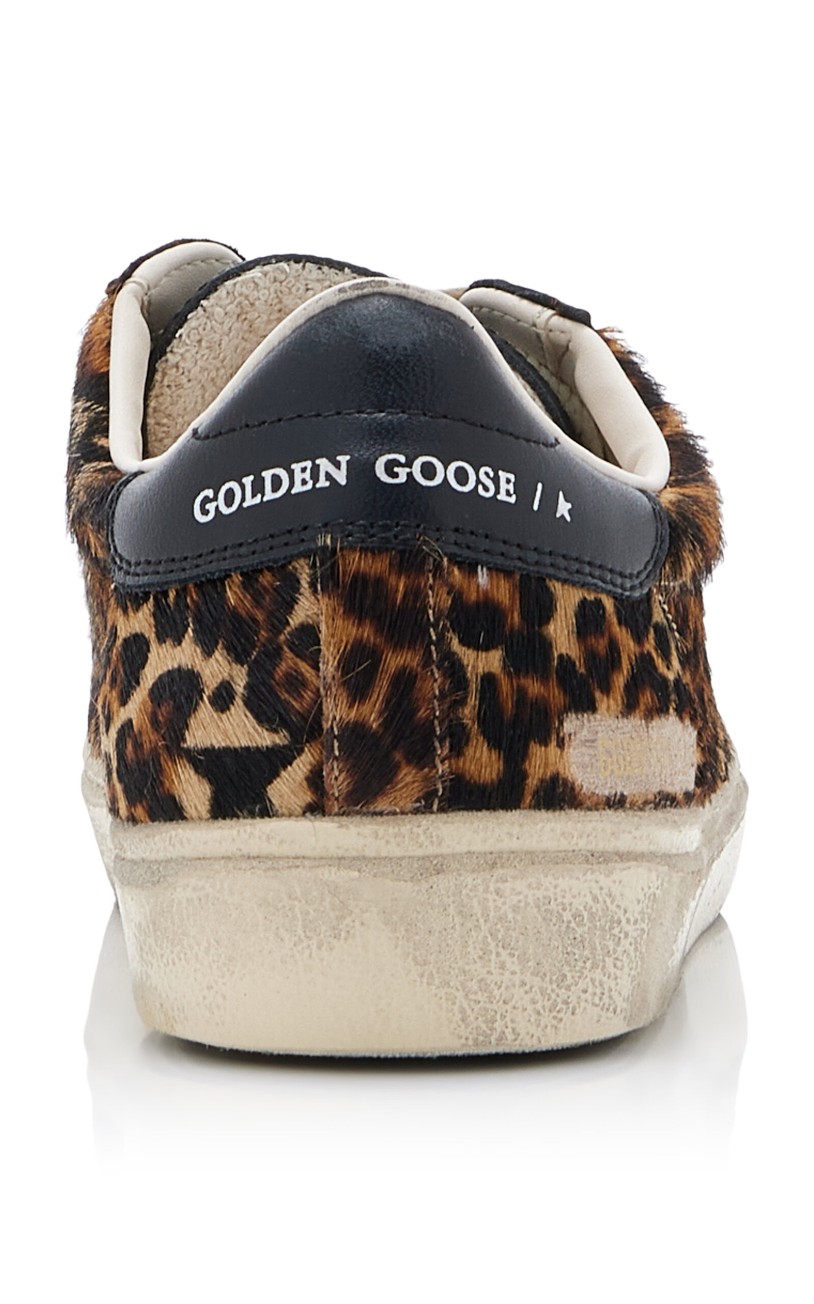 Soul-Star Leopard-Print Pony Hair Sneakers animal - 5