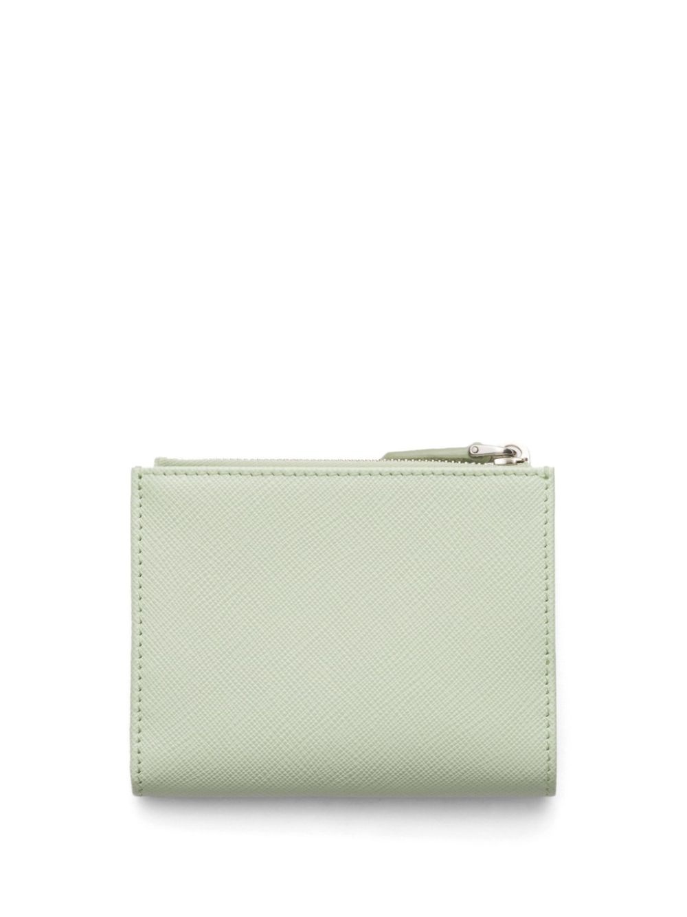 triangle-logo leather wallet - 2