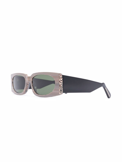 GCDS rectangular-frame sunglasses outlook