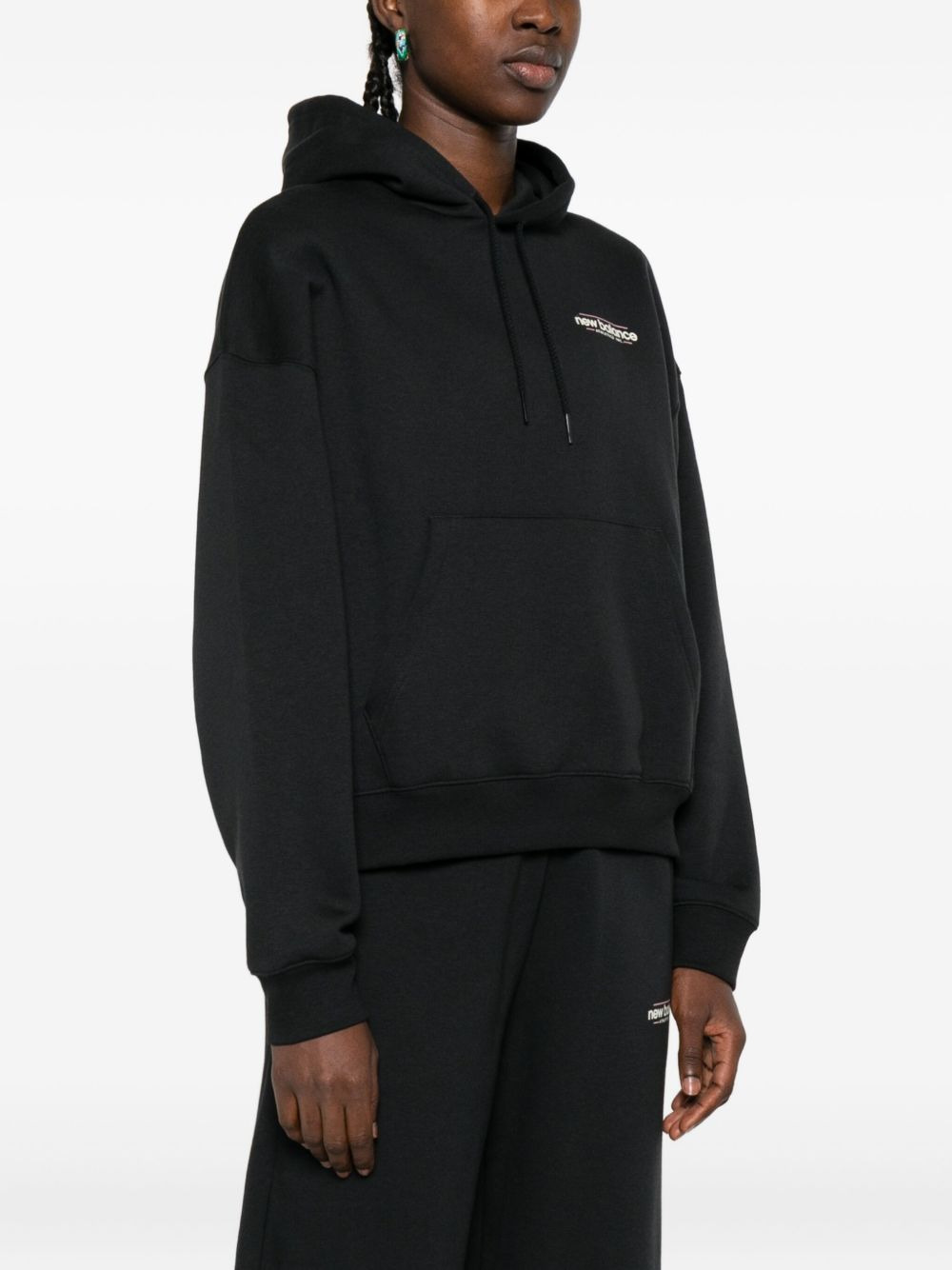 logo-embroidered hoodie - 3