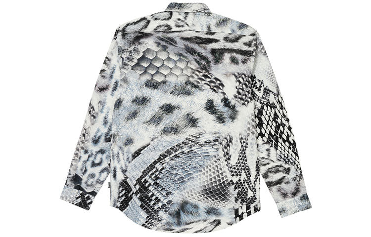 Palace Animal Print Shirt 'Grey' P25SHT009 - 3