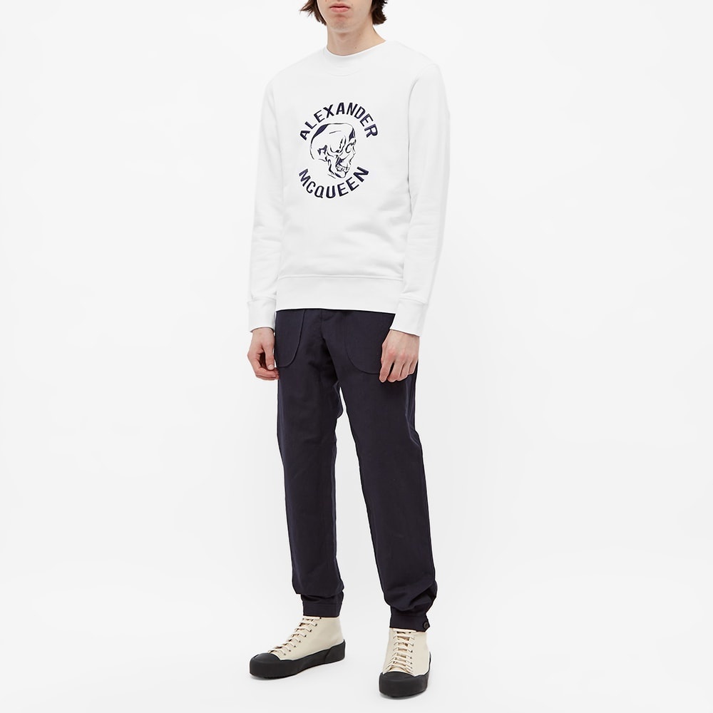 Alexander McQueen Embroidered Skull Logo Crew Sweat - 5