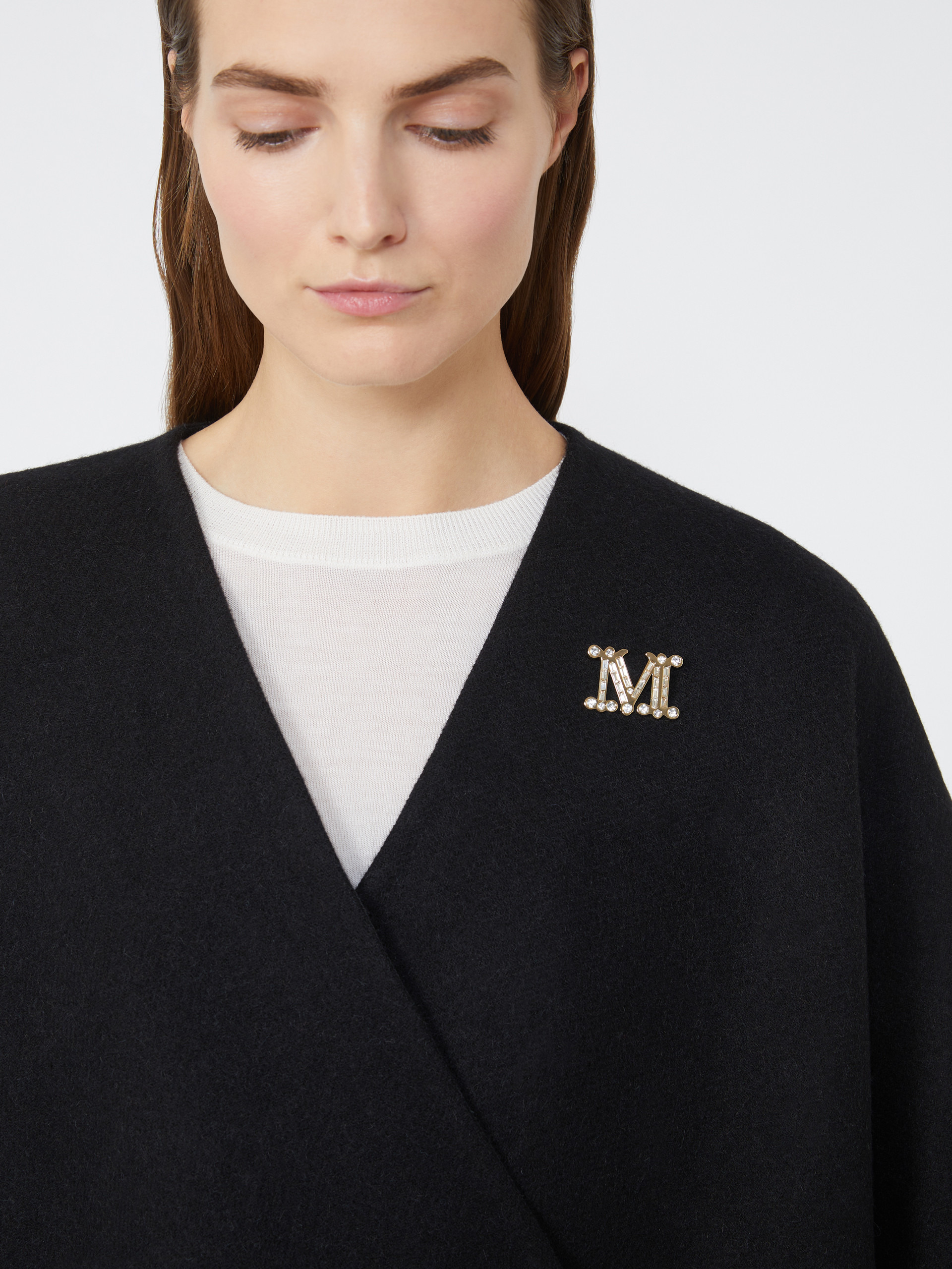 SERRA Wool and alpaca cape - 5