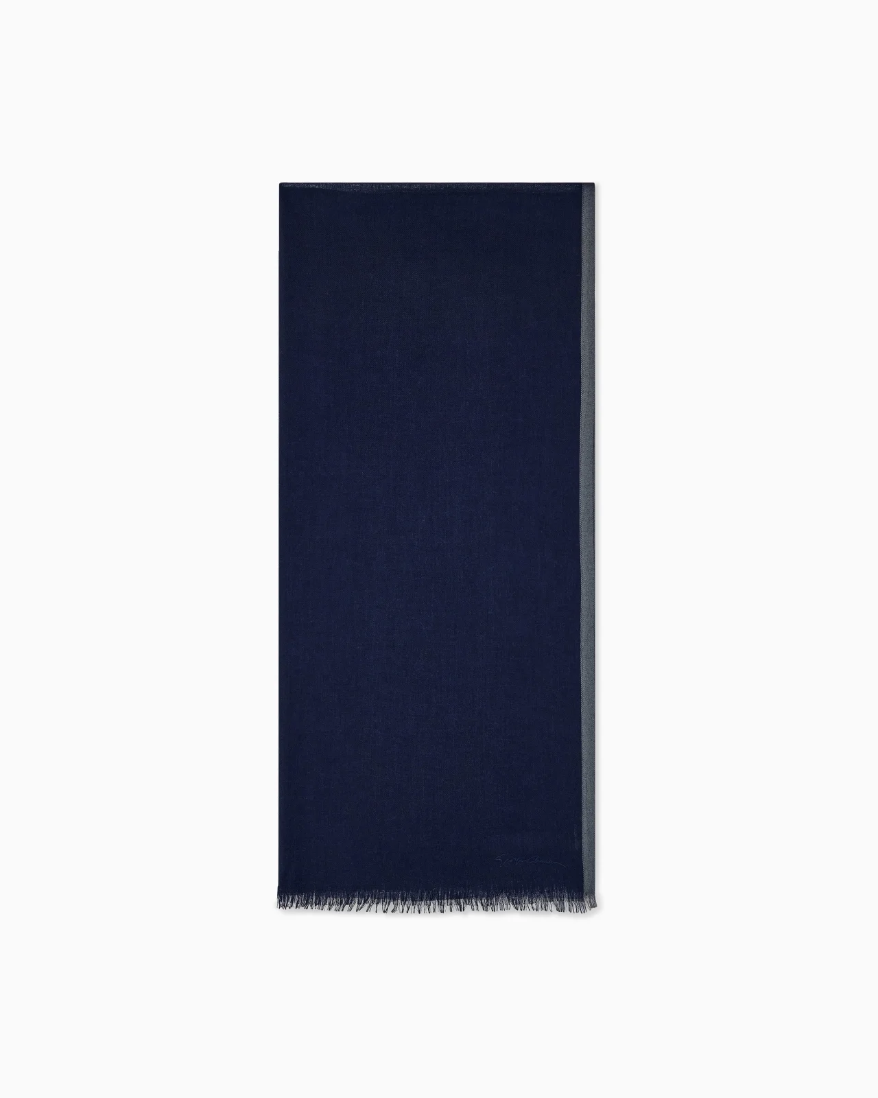 STOLE IN CASHMERE AND SILK WITH A SHINY VISCOSE BORDER - 1