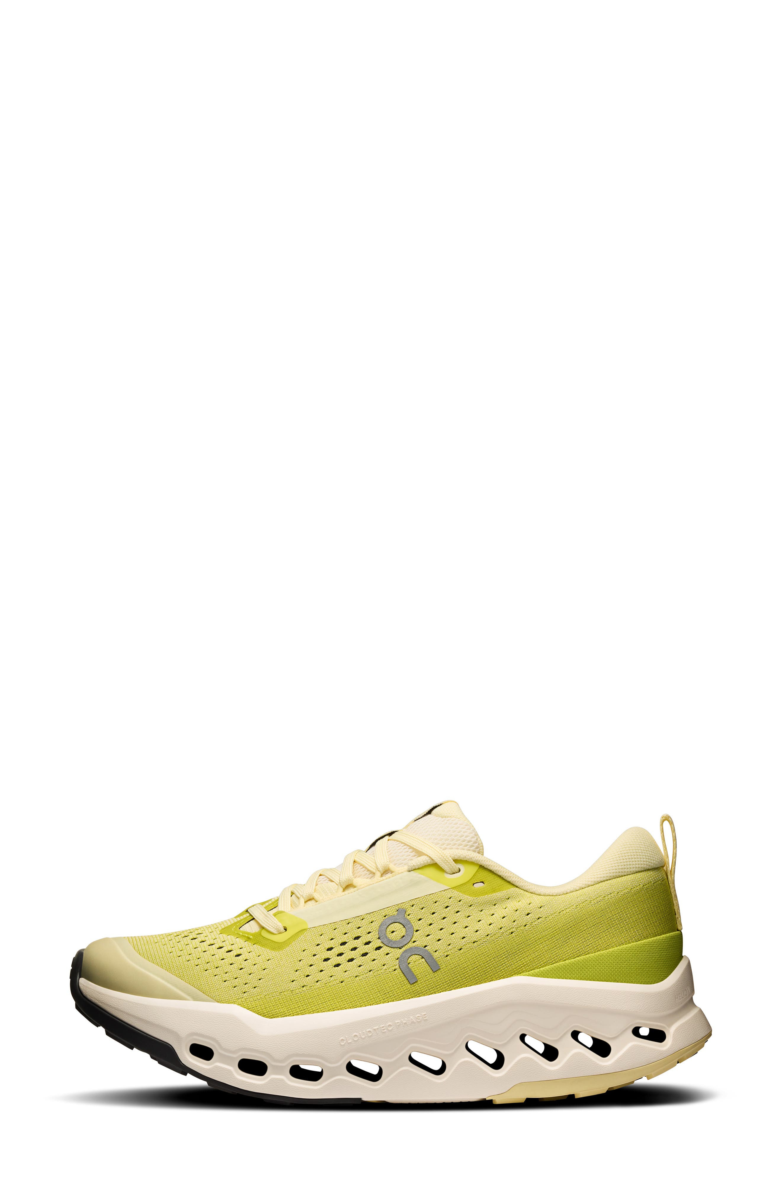 On Cloudsurfer Trail 2 Trail Running Shoe in Ivory/Lime at Nordstrom - 6