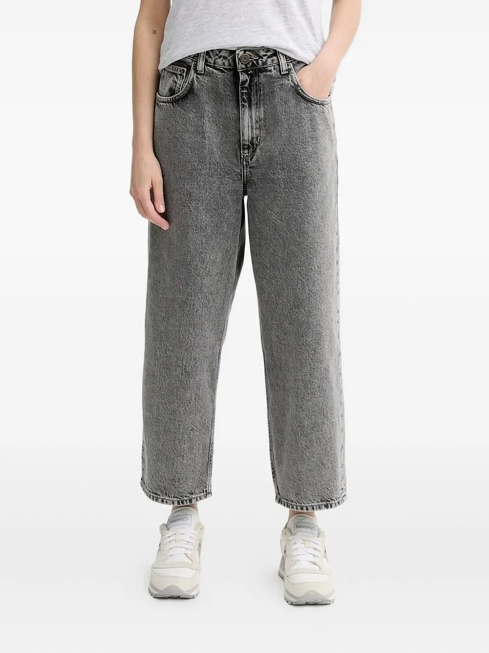 acid-wash denim jeans - 1