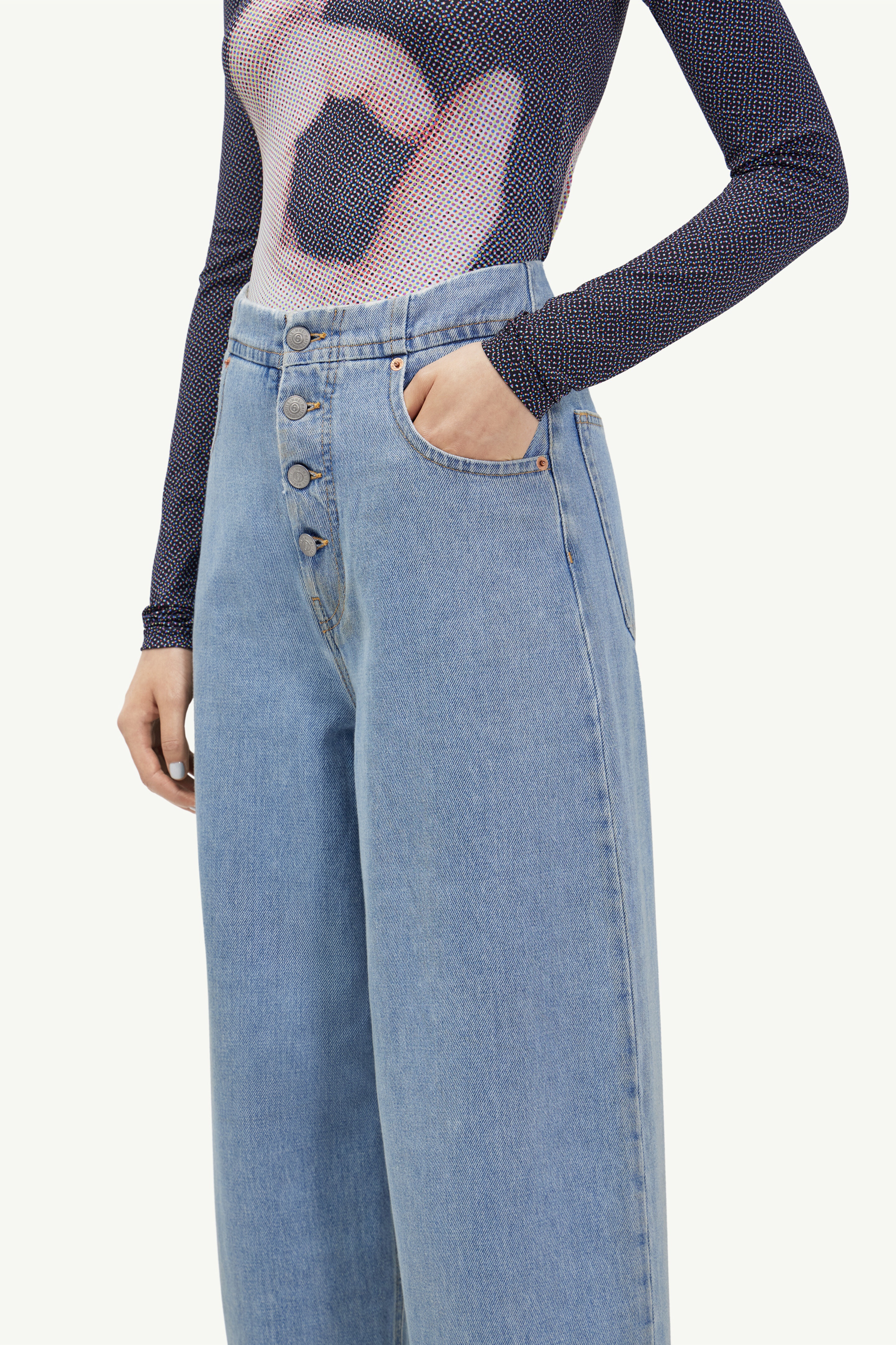 Cropped mid-rise jeans - 5