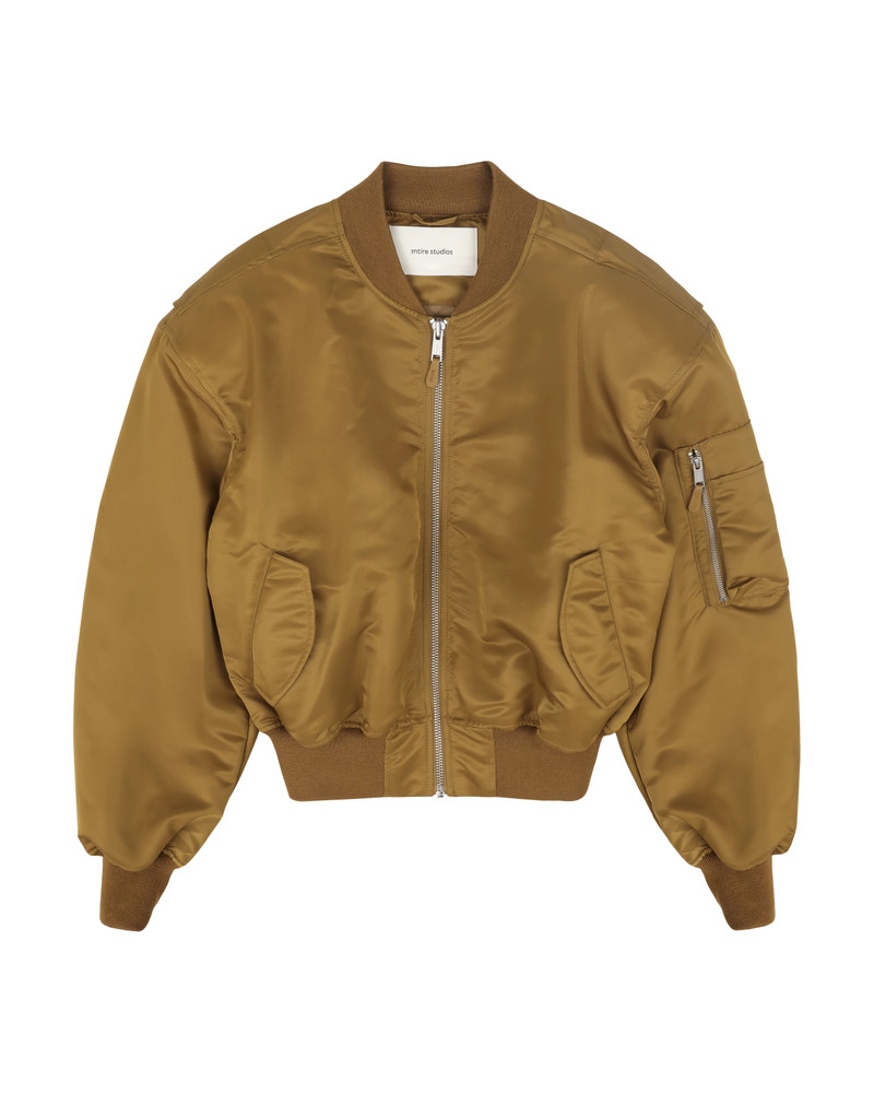 CROPPED BROAD BOMBER SPICED YELLOW 6