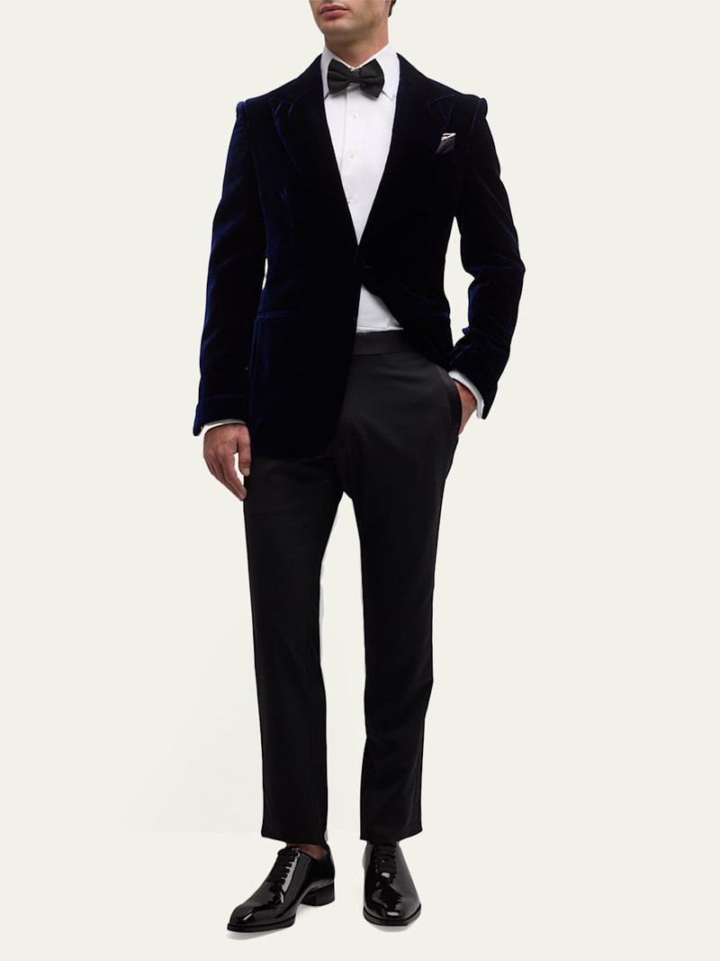 TOM FORD Men's Wool-Silk Velvet Cocktail Jacket outlook