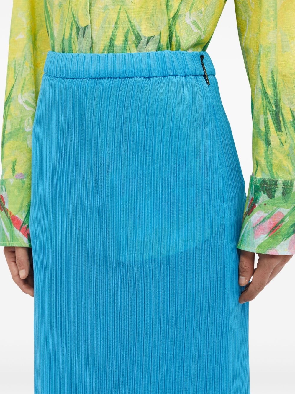 ribbed midi skirt - 5