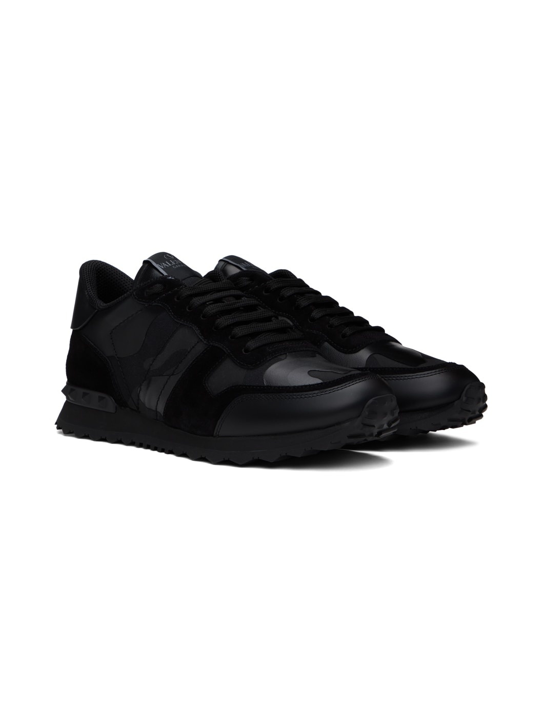 Black Camouflage Rockrunner Sneakers - 4