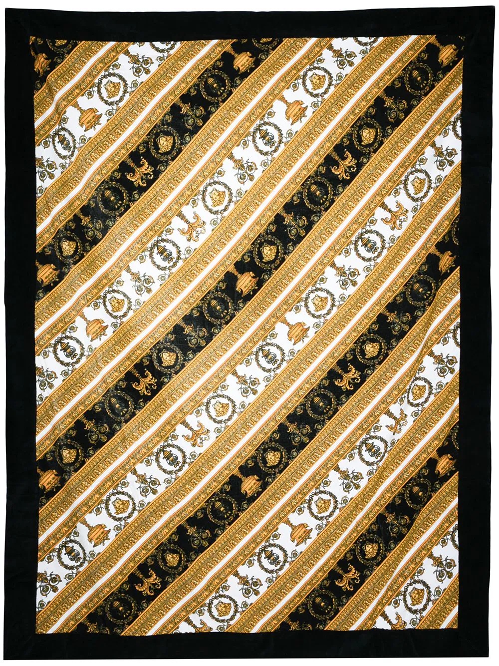 baroque-print beach towel - 2
