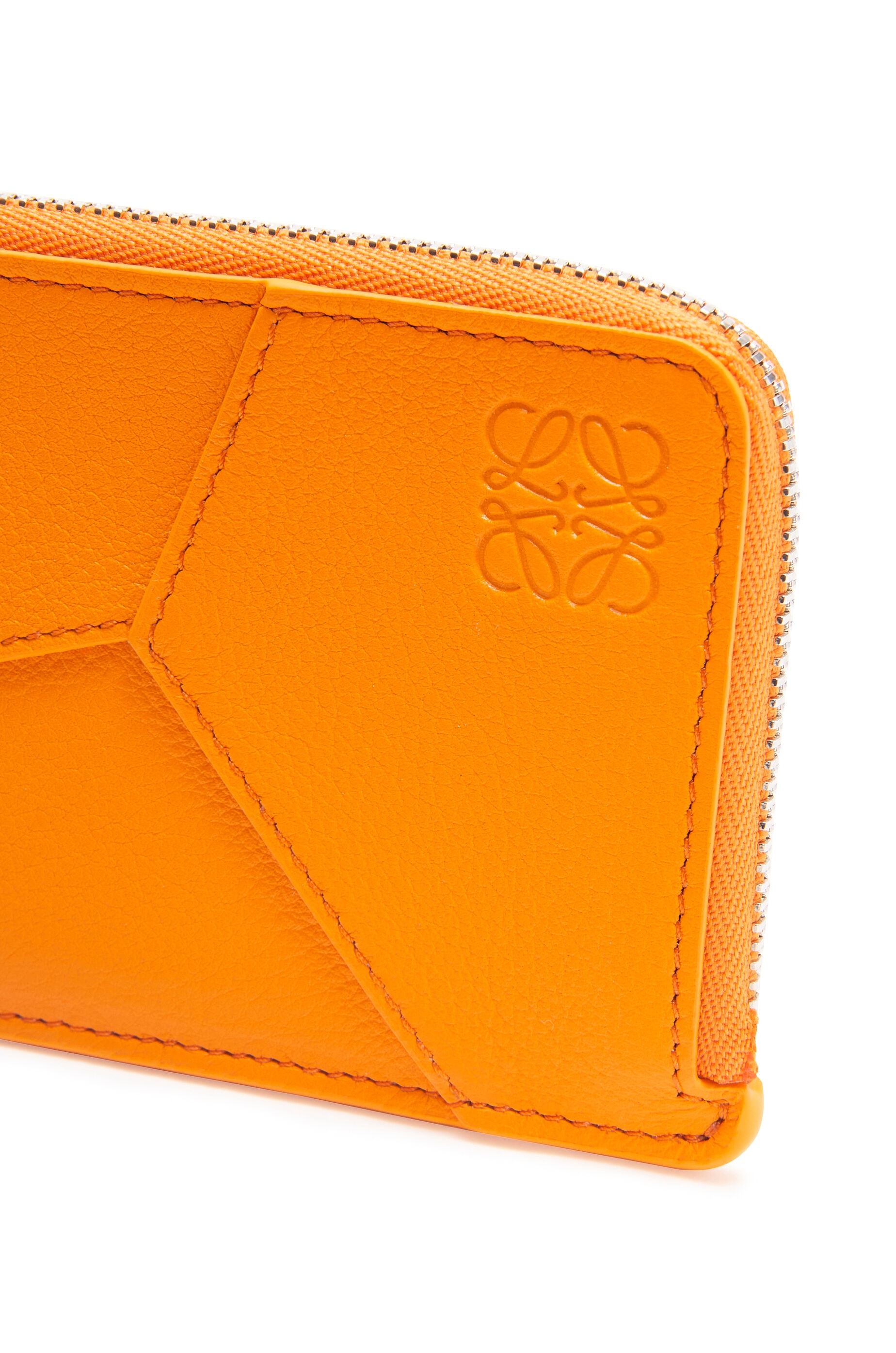 Puzzle long coin cardholder in classic calfskin - 4