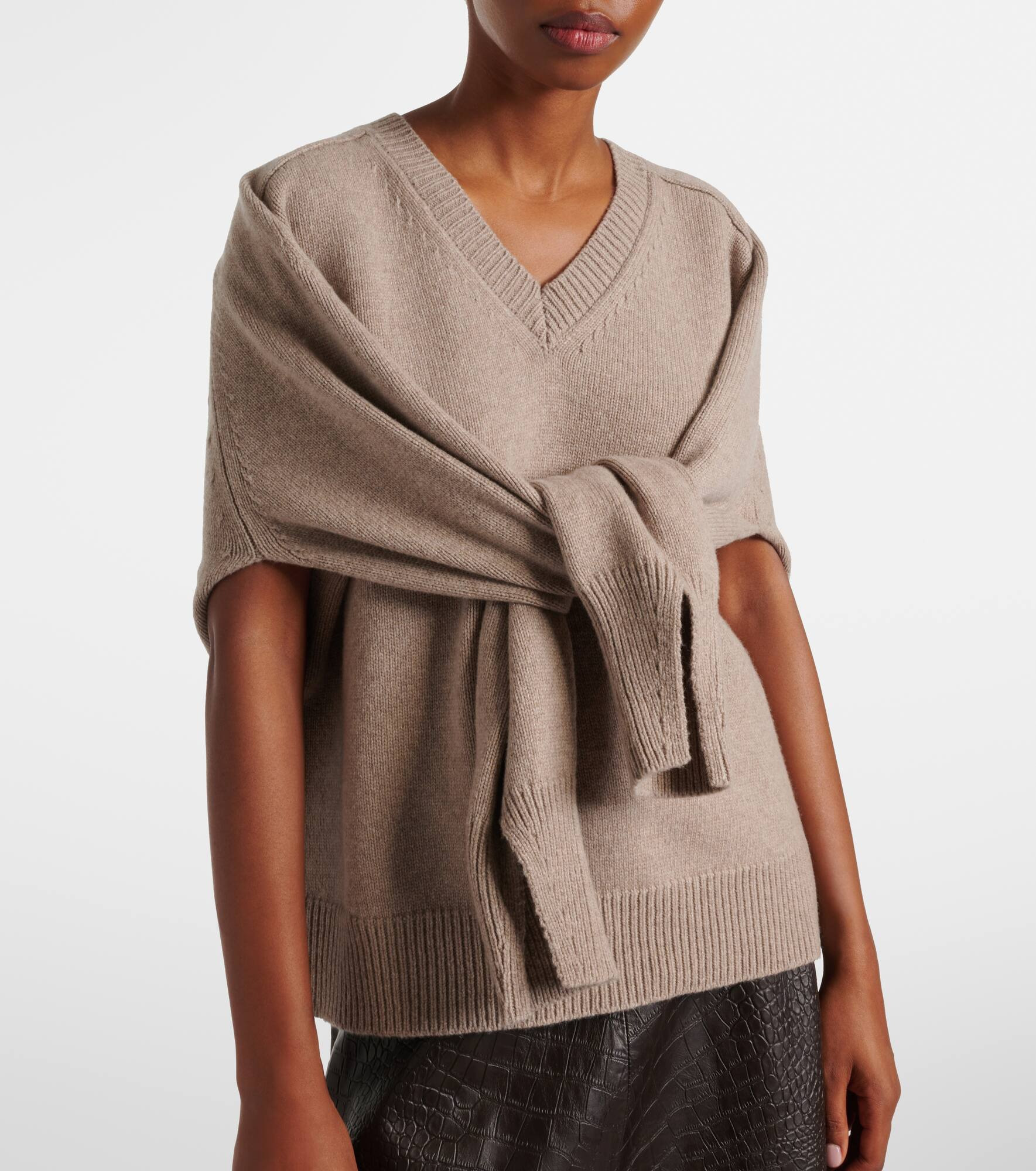 Wool and cashmere sweater - 7