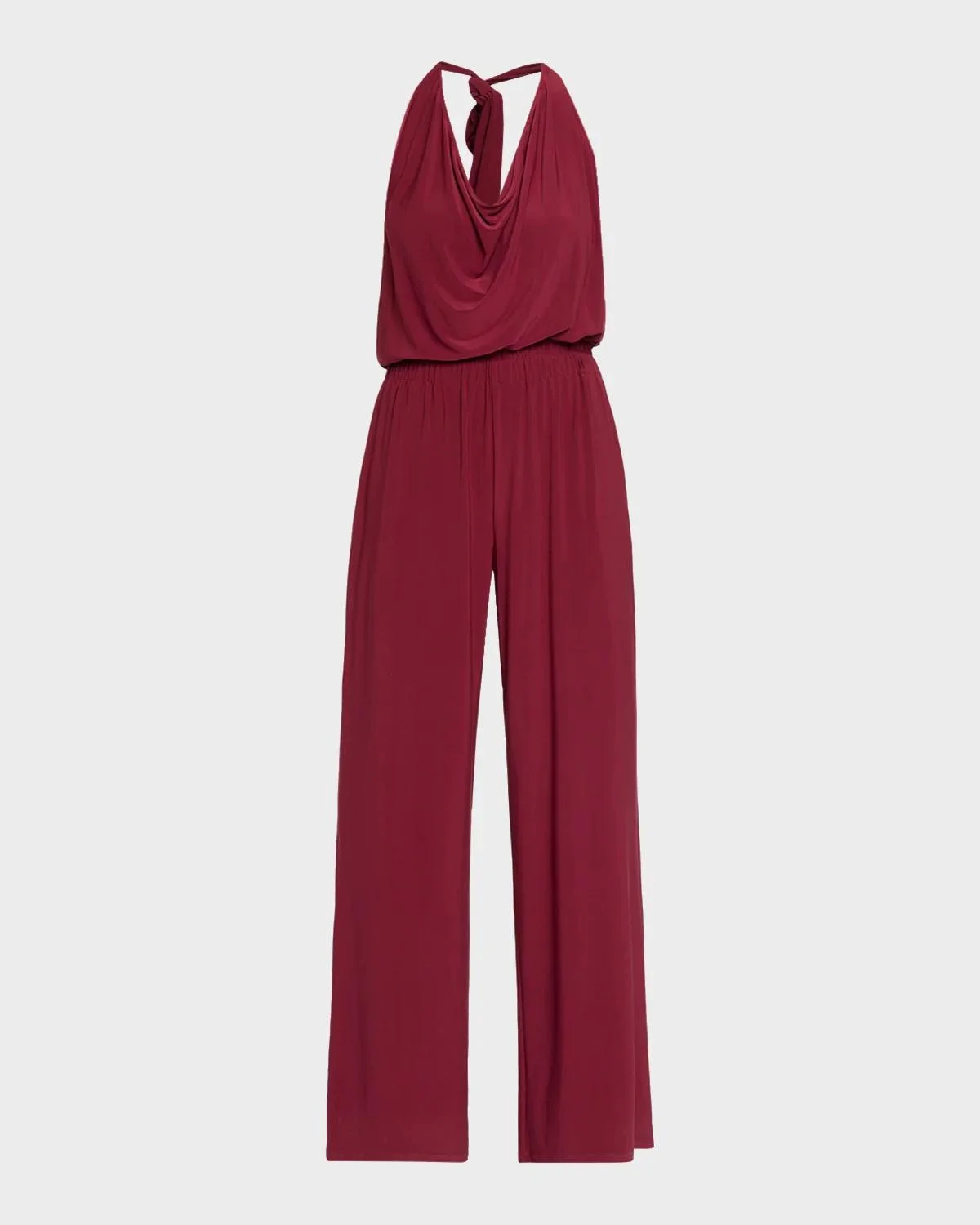 Stephanie Halterneck Jersey Jumpsuit - 1