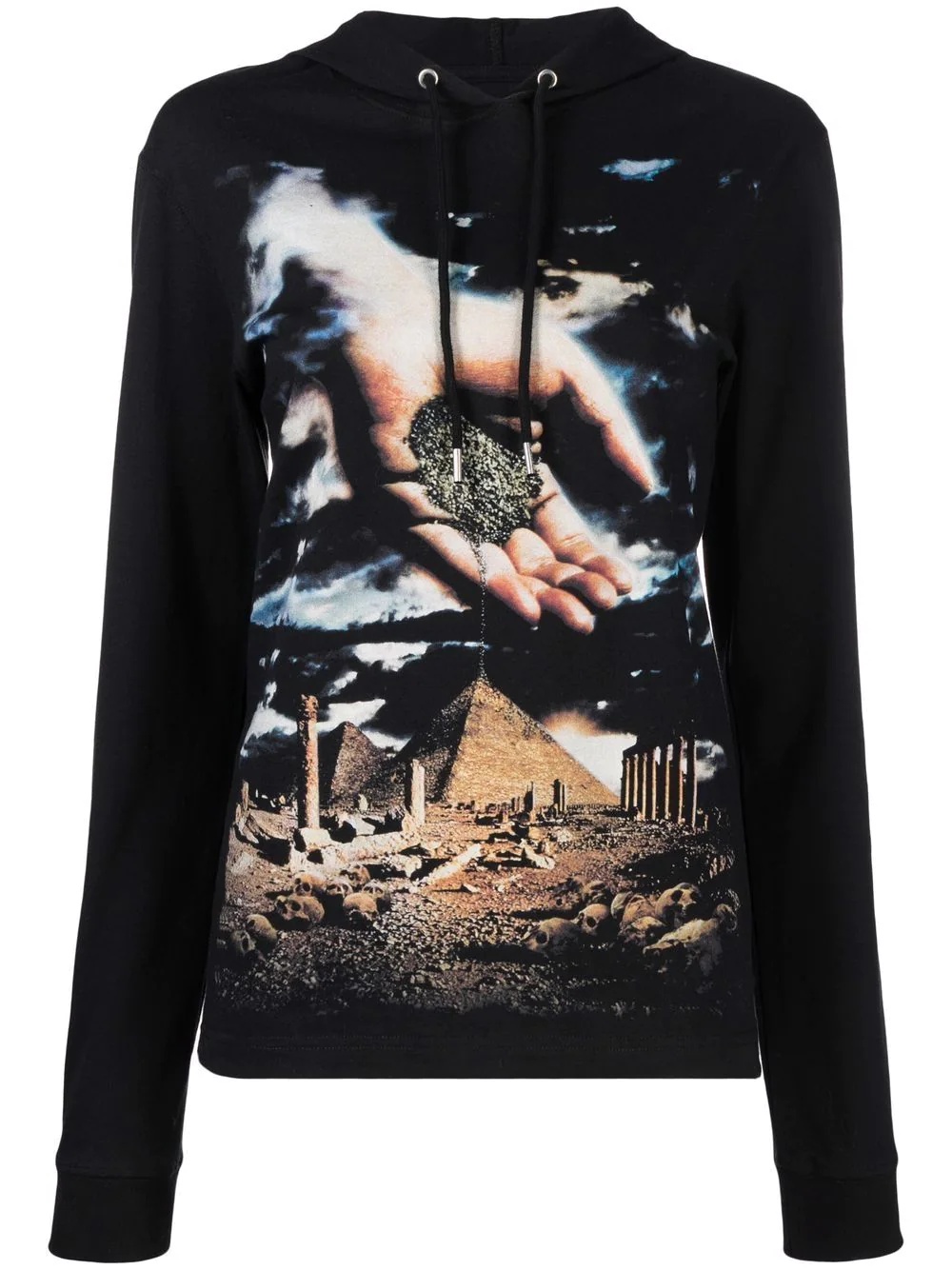 x Kimura Tsunehisa graphic-print hoodie - 1