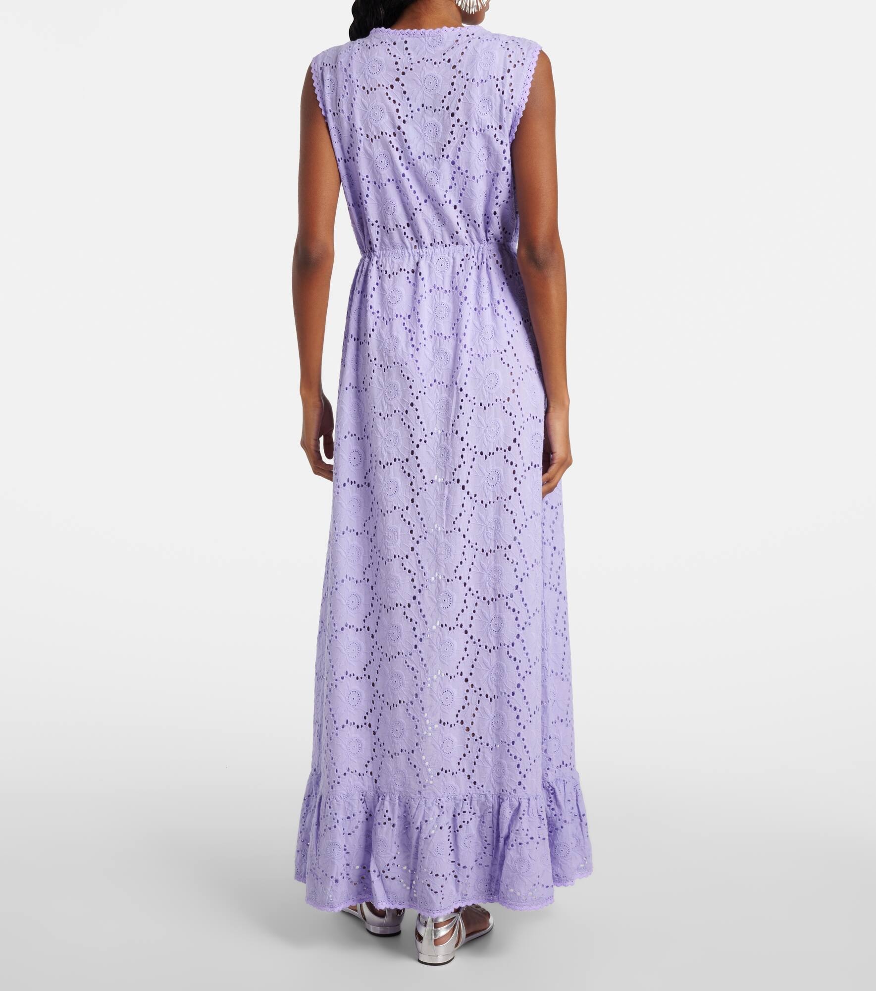 Tessa cotton lace beach cover-up - 3