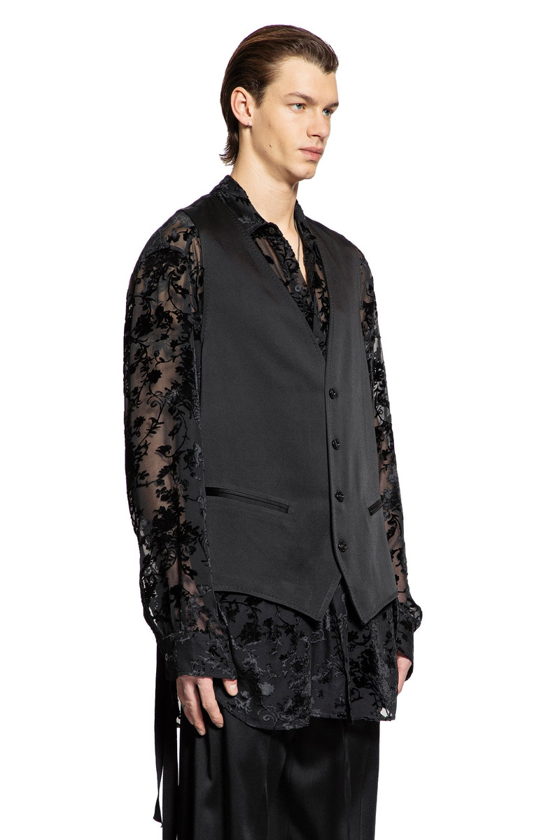 Ann Demeulemeester Jukko-Classic-Waistcoat-In-Cady-Satin outlook