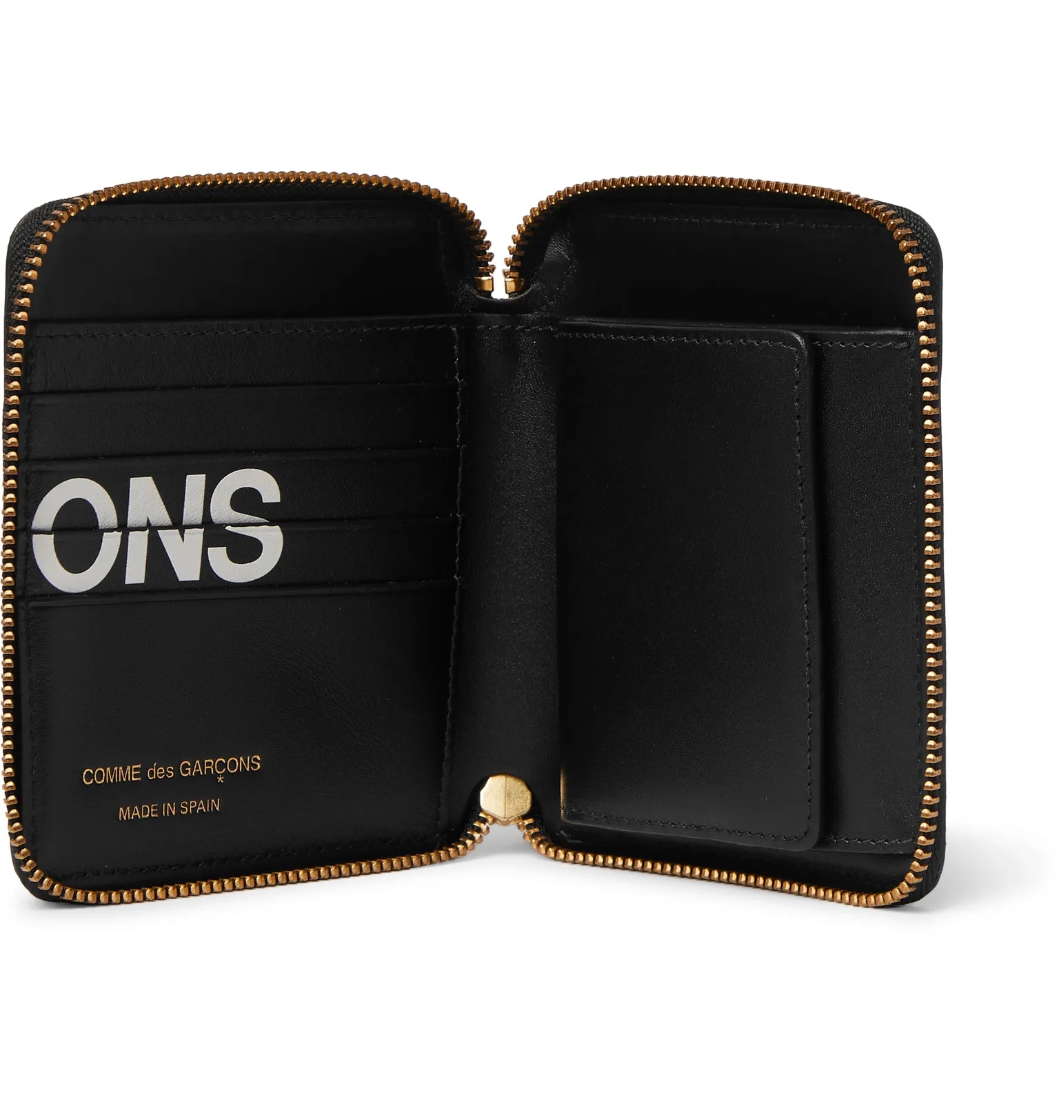 Logo-Print Leather Zip-Around Wallet - 2