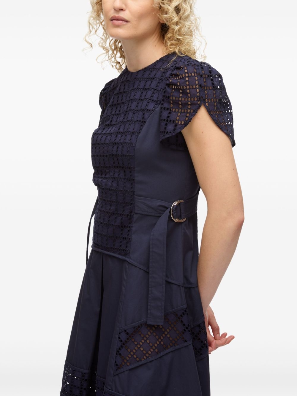 broderie anglaise tulip dress - 6