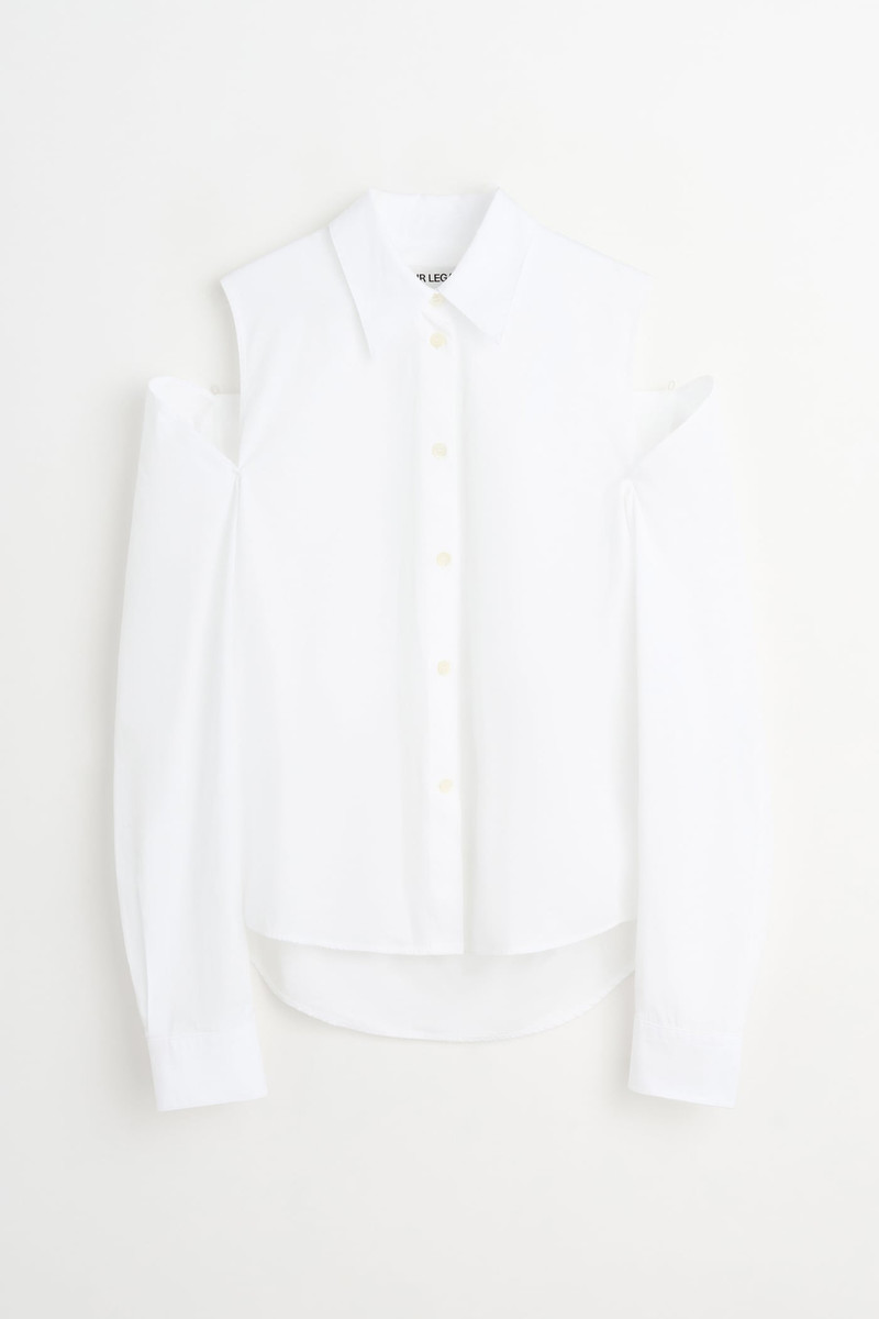 Slip Shirt Fine White Super Poplin - 1