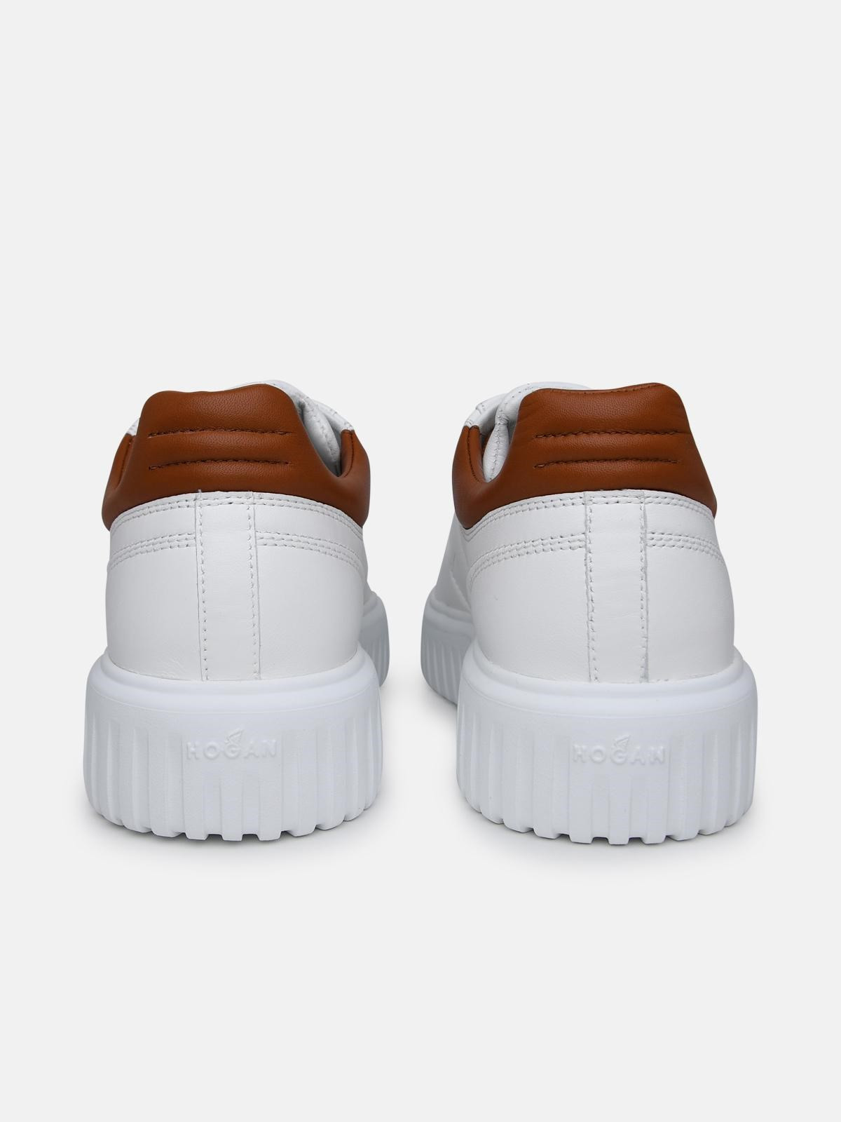 White leather sneakers - 4
