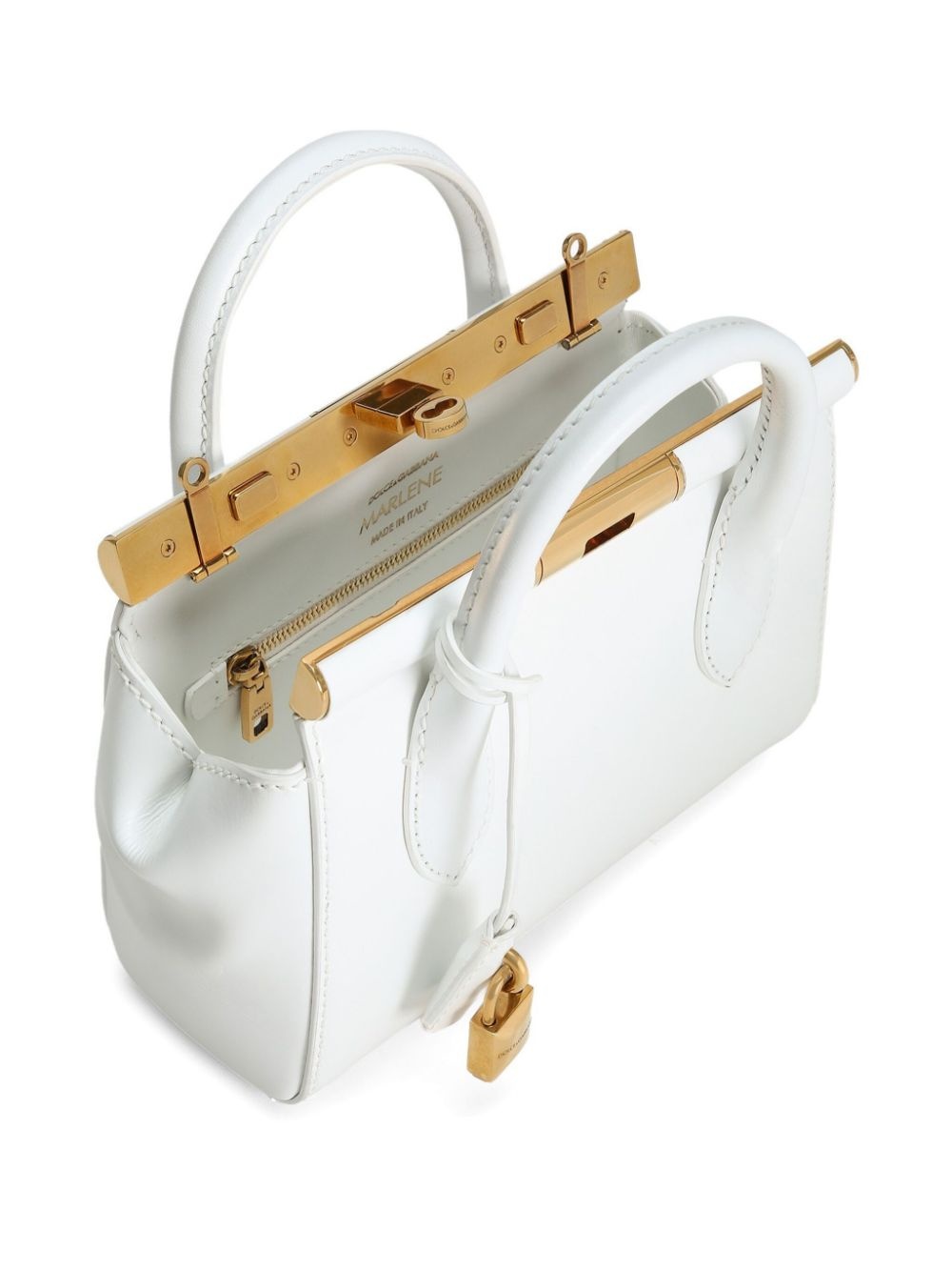 leather tote bag - 5