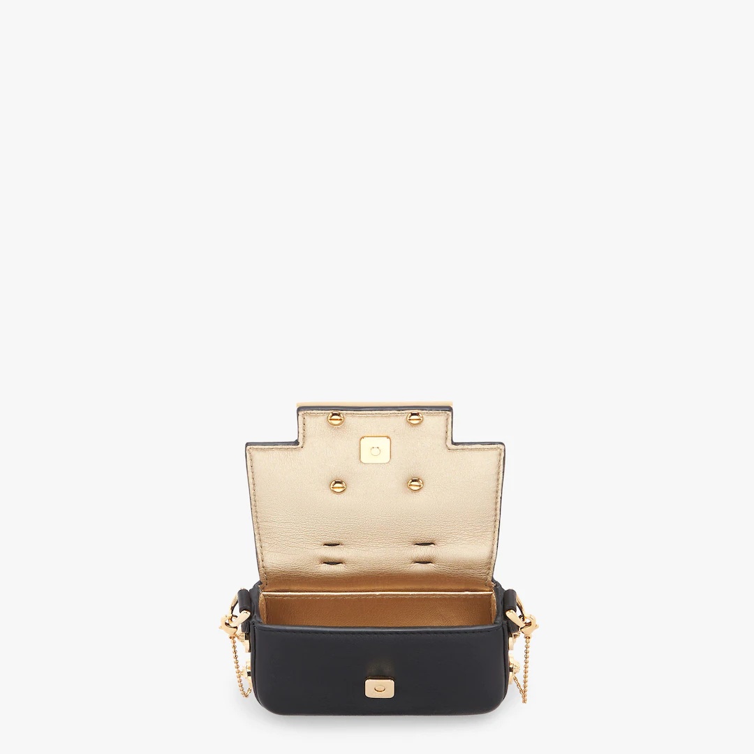 Fendace Black leather  charm - 4