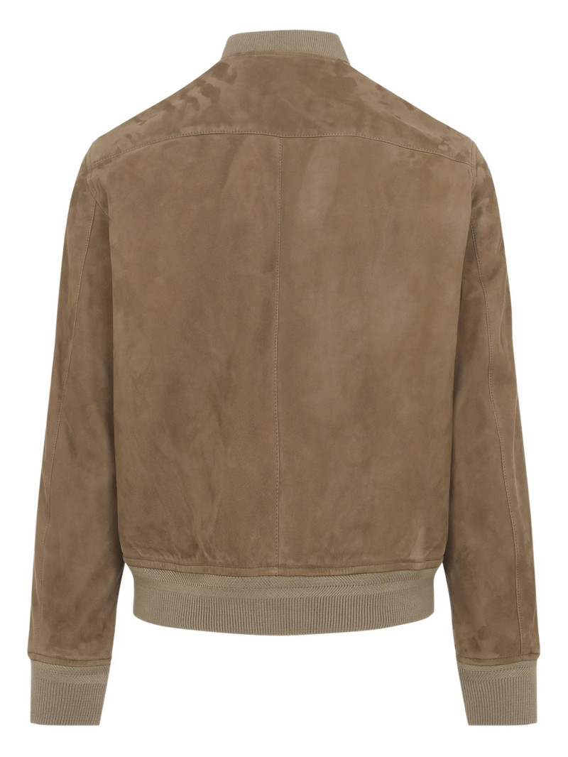 TOM FORD Tom Ford Zip-up Suede Jacket outlook