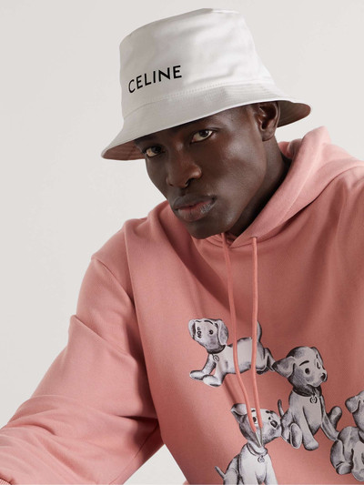 CELINE Logo-Print Cotton-Gabardine Bucket Hat outlook