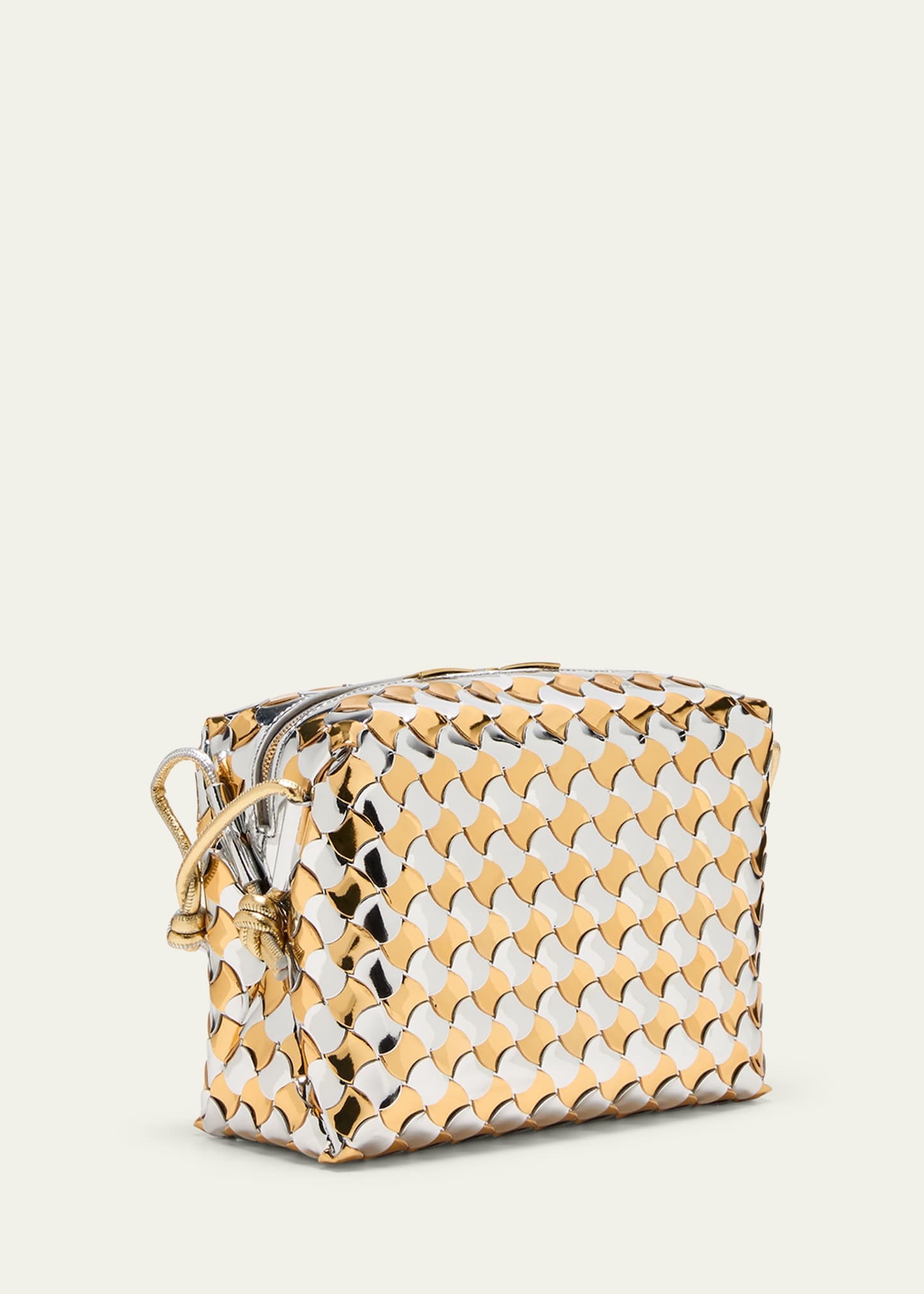 Loop Small Intrecciato Metallic Crossbody Bag - 3