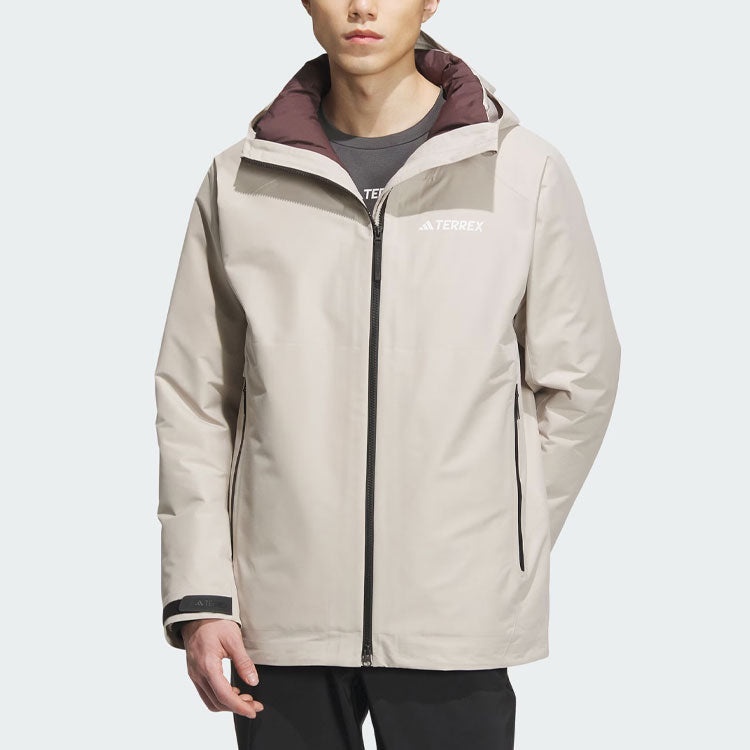 adidas Terrex 3-In-1 Rain.Rdy Reversible Jacket 'Beige' IL8969 - 4