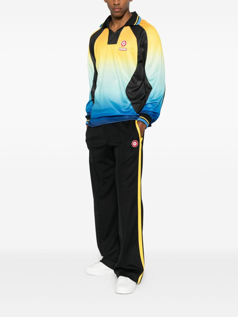 CASABLANCA stripe logo trousers outlook