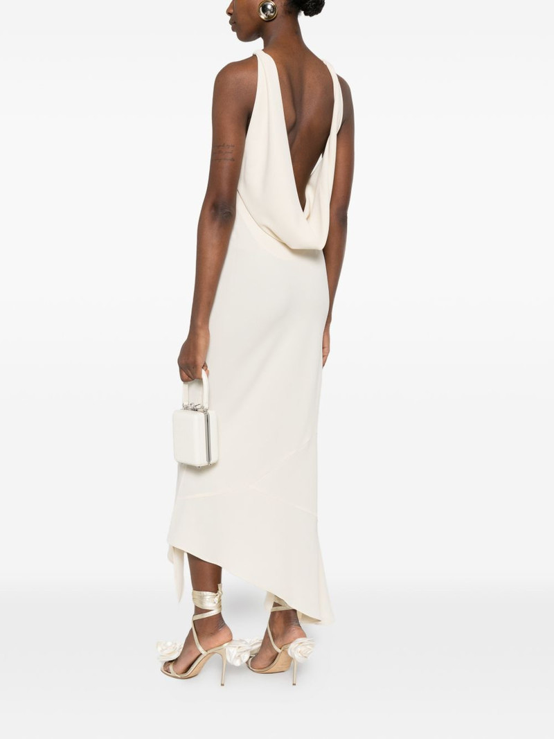 THE ANDAMANE Carmen ruffled midi dress outlook