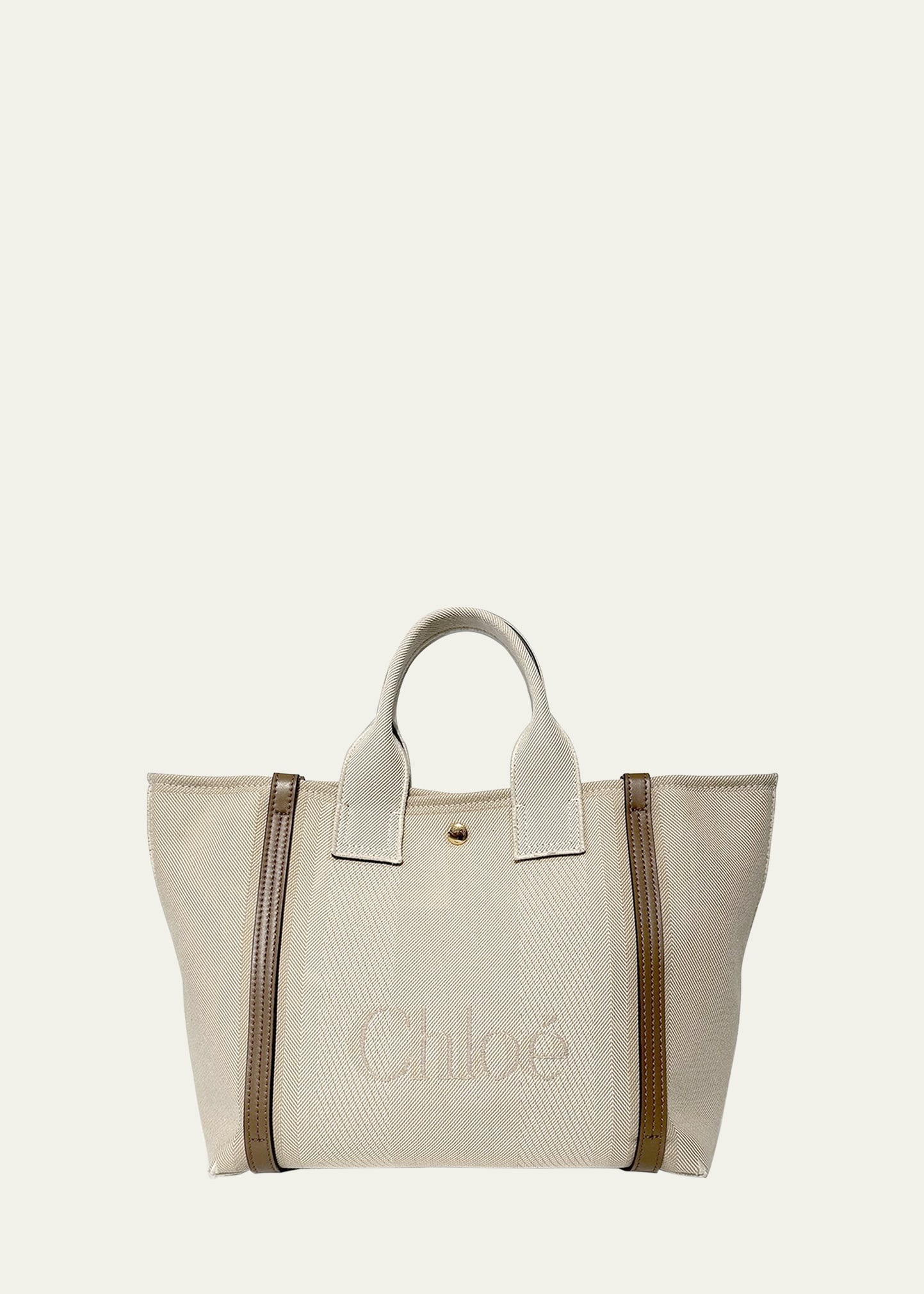 Small Tote Bag in Jacquard Canvas - 1