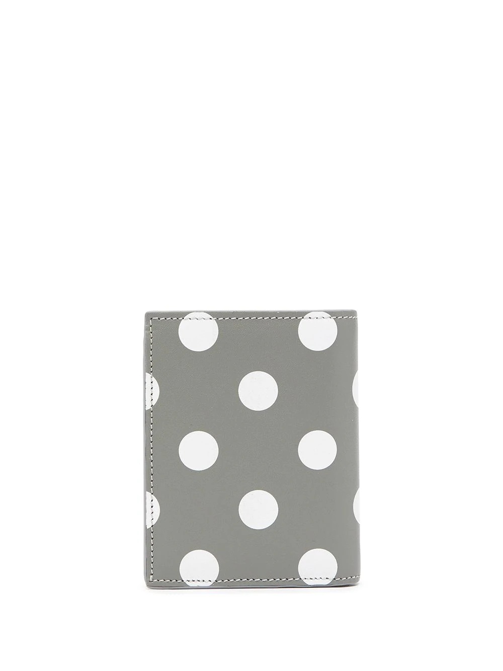 polka dot-print leather cardholder - 2