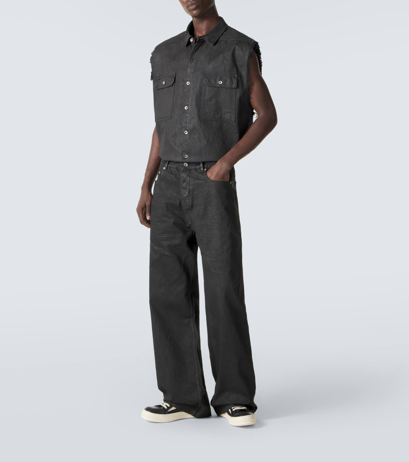 Rick Owens DRKSHDW DRKSHDW oversized cotton shirt outlook