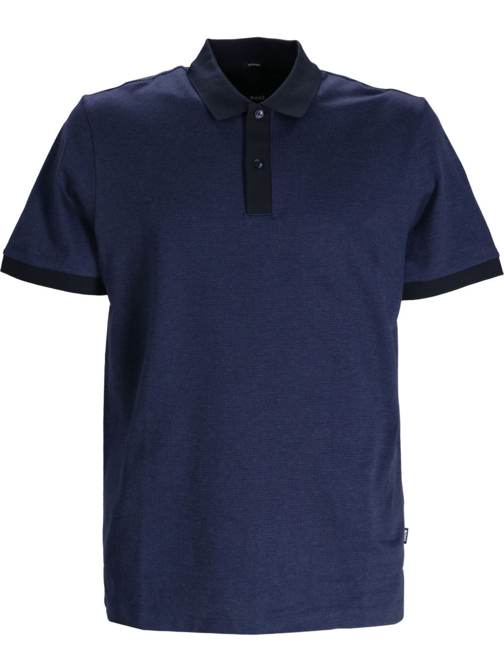 logo-tag polo shirt - 1