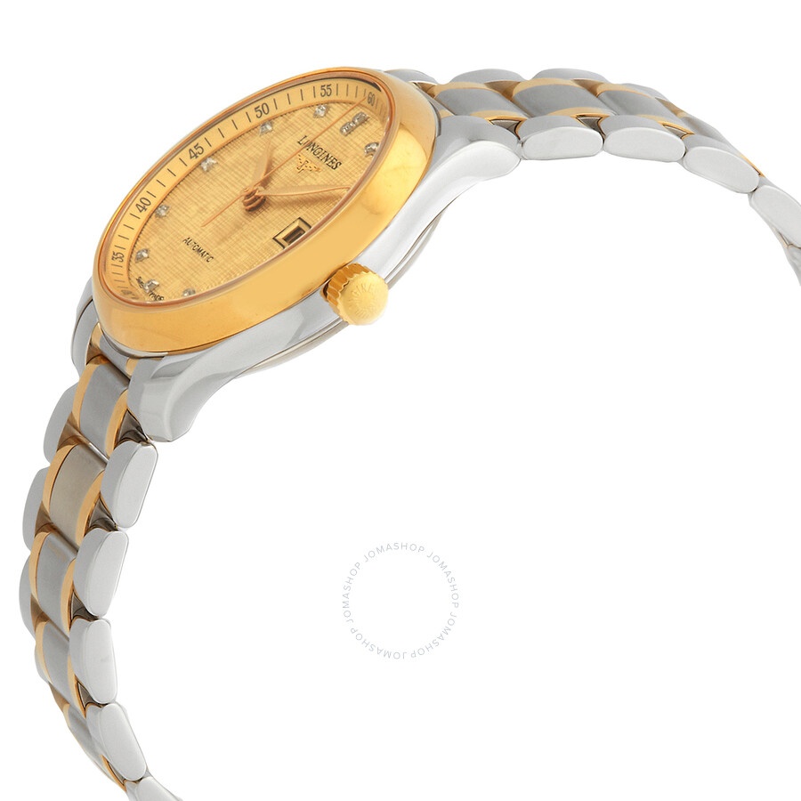 Longines Master Collection Automatic Diamond Ladies Watch L2.257.5.38.7 - 2