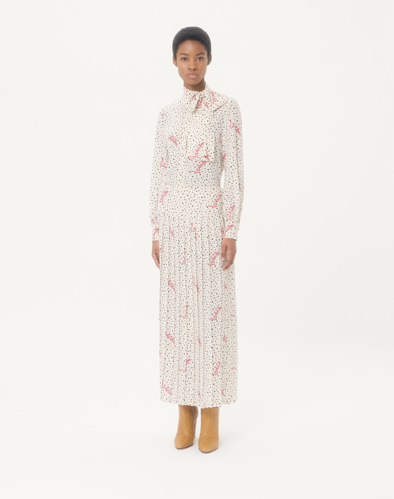 Valentino PLUS DE POIS CREPE DE CHINE BUBBLE SHIRT outlook