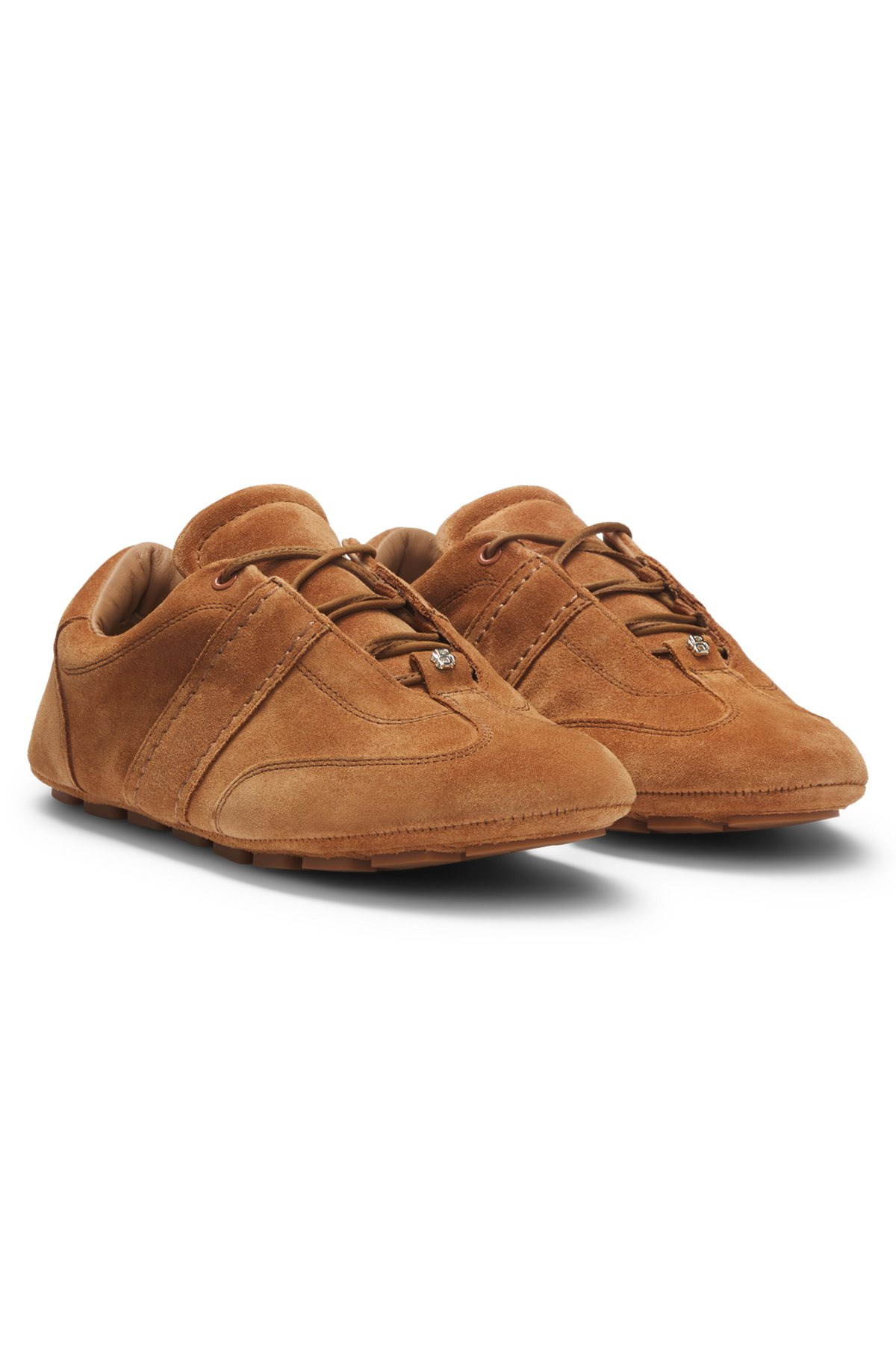 SUEDE TRAINERS WITH DOUBLE B MONOGRAM - 2