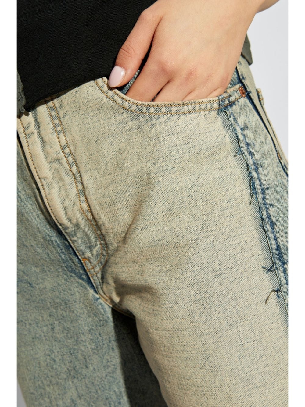 low-rise wide-leg jeans - 5