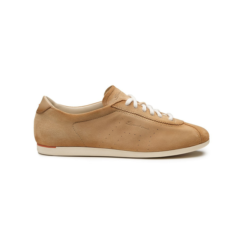 Women's beige suede sneaker 1