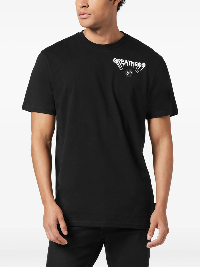 Philipp Plein Logo-plaque Round-neck T-shirt 4