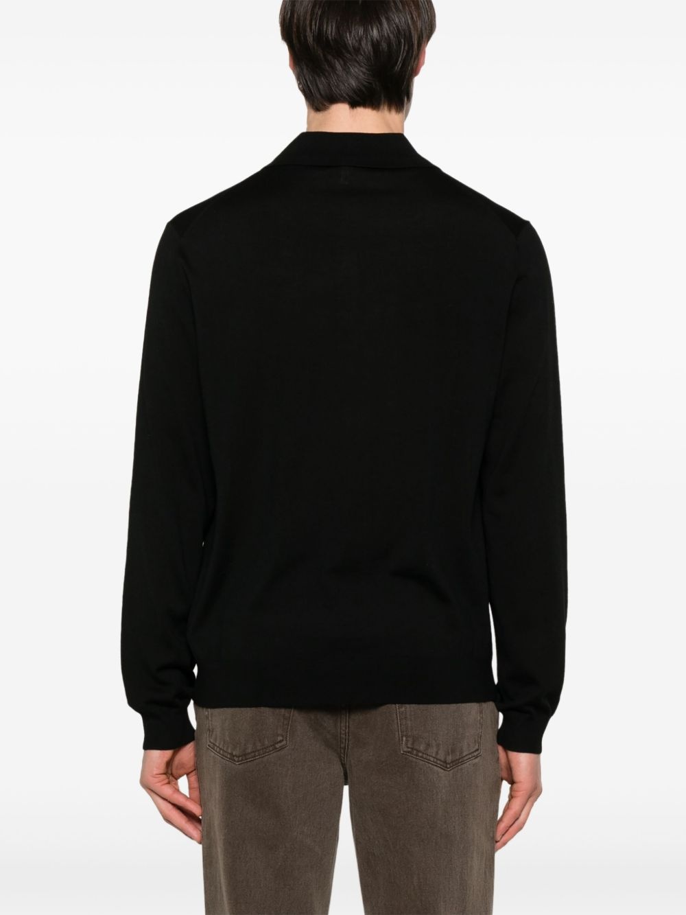 merino wool polo shirt - 3