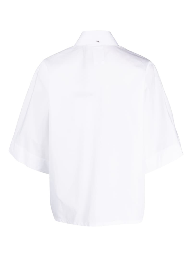 poplin short-sleeved shirt - 2